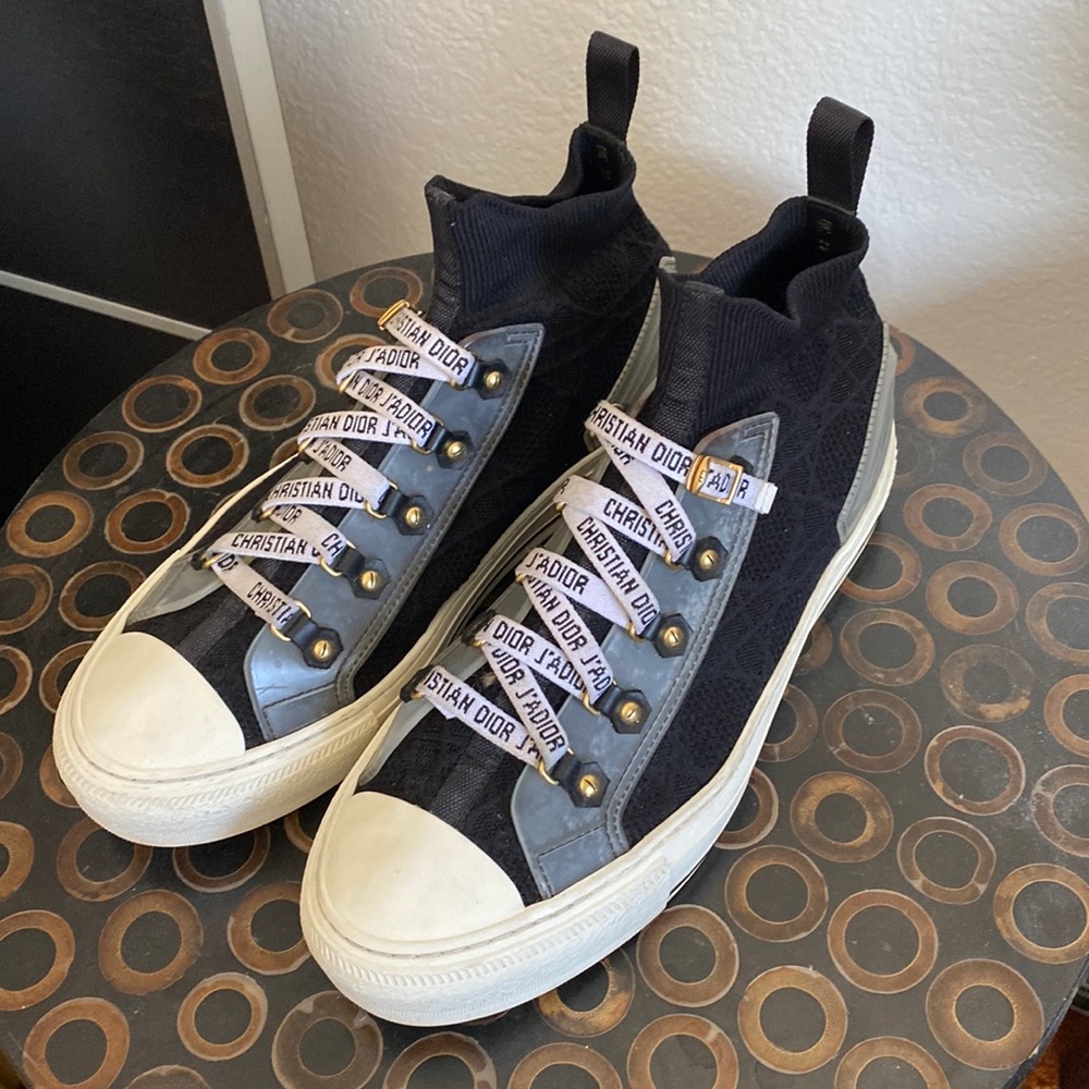 DIOR WALK’N’DIOR Black High Top Sneaker EU39